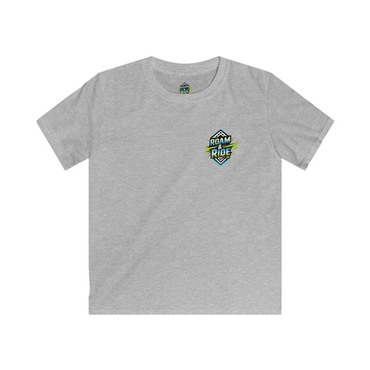 Roam & Ride Co. Blue Green Logo - Youth T-Shirt
