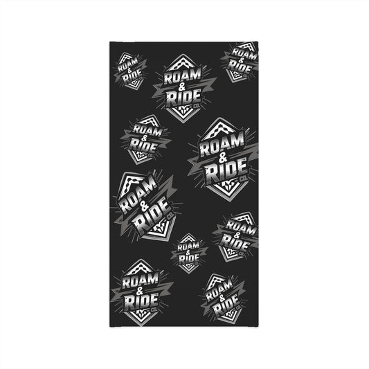 Roam & Ride Co. Grayscale Logo - Neck Gaiter