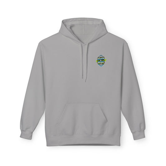 Roam & Ride Co. Blue Green Logo - Unisex Fleece Hoodie