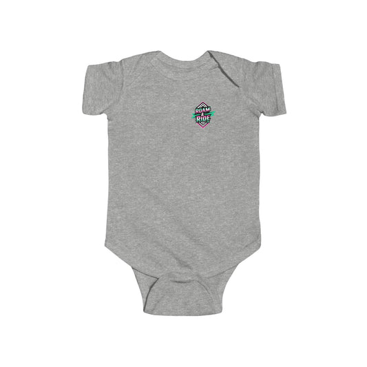 Roam & Ride Co. Grayscale Logo - Baby Onesie
