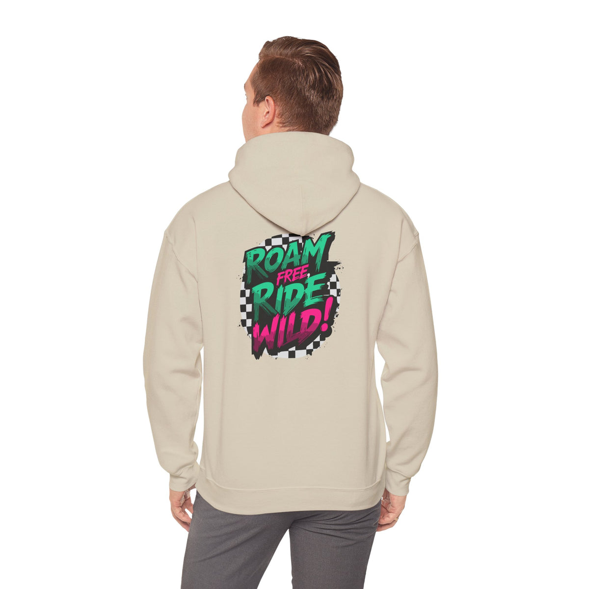 Roam Free, Ride Wild Logo - Unisex Heavy Blend Hoodie