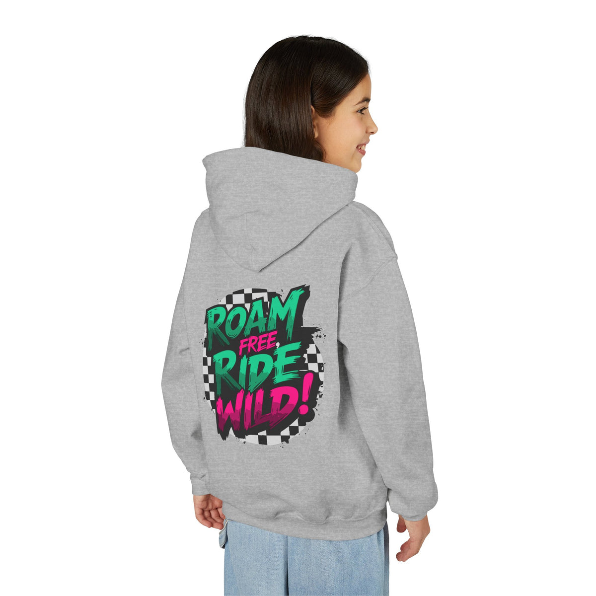 Roam Free, Ride Wild Logo - Youth Hoodie