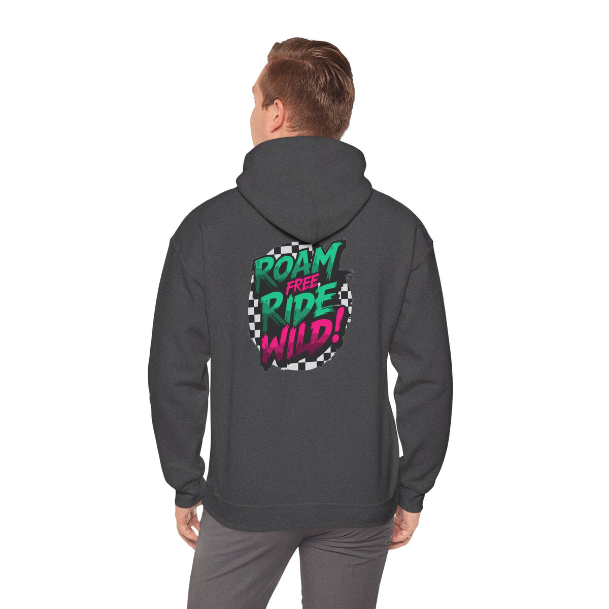 Roam Free, Ride Wild Logo - Unisex Heavy Blend Hoodie