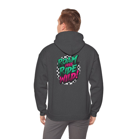 Roam Free, Ride Wild Logo - Unisex Heavy Blend Hoodie