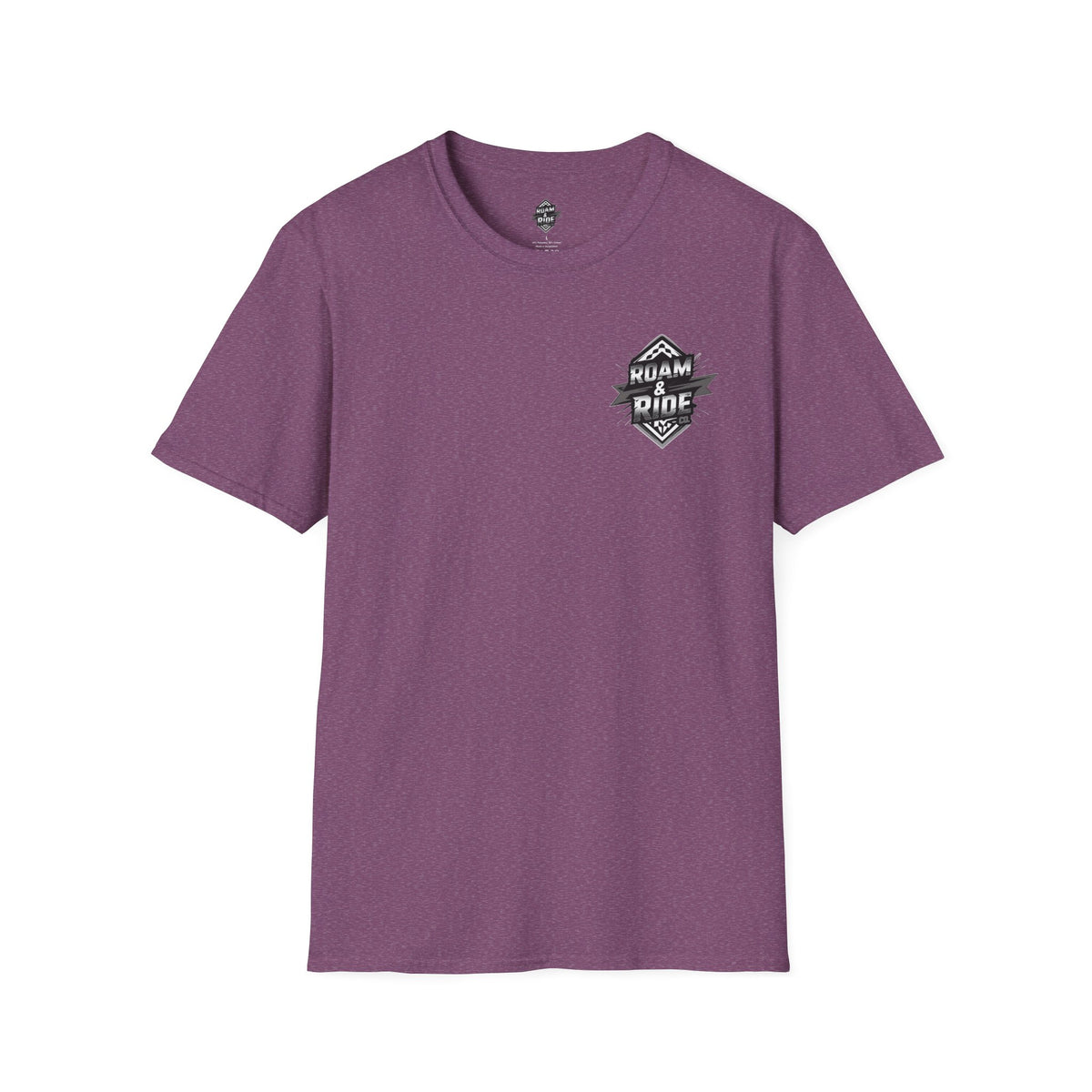 Roam & Ride Co. Grayscale Logo - Unisex T-Shirt