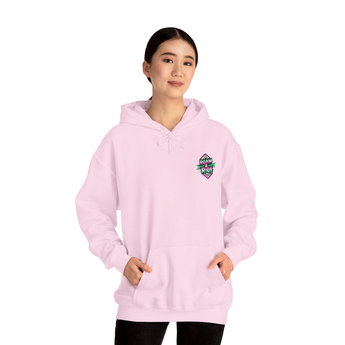 Roam Free, Ride Wild Logo - Unisex Heavy Blend Hoodie