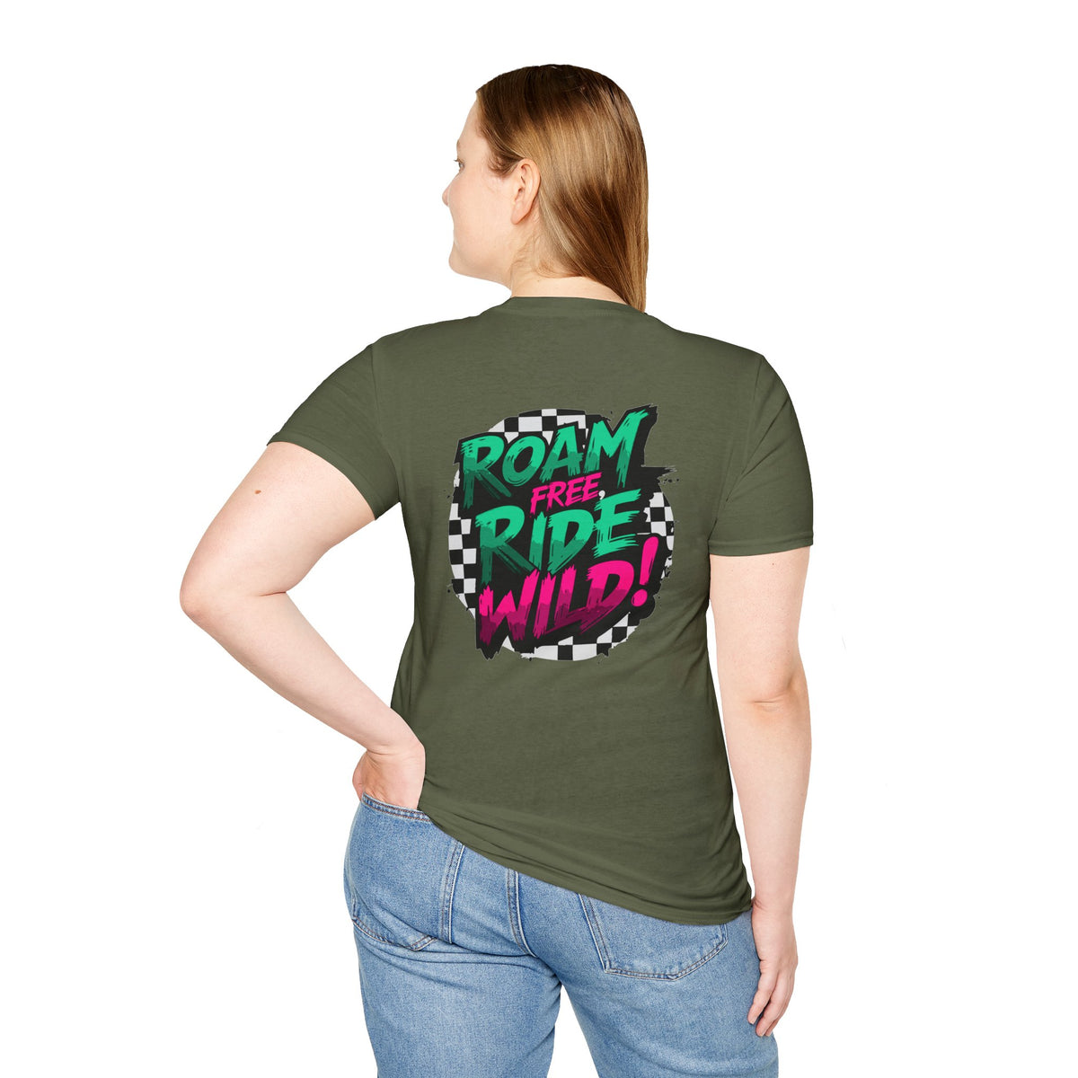 Roam Free, Ride Wild Logo - Unisex T-Shirt