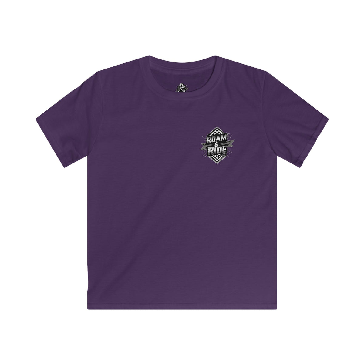 Roam & Ride Co. Grayscale Logo - Youth T-Shirt