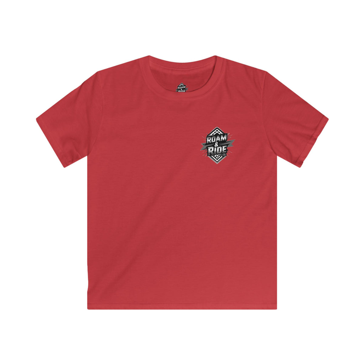 Roam & Ride Co. Grayscale Logo - Youth T-Shirt
