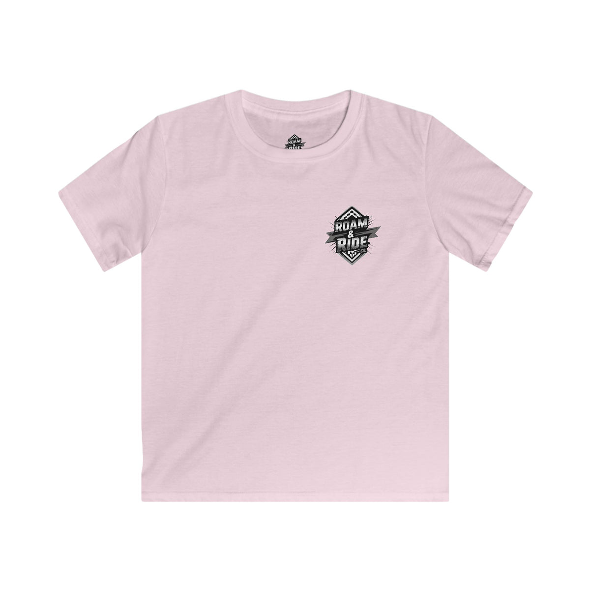 Roam & Ride Co. Grayscale Logo - Youth T-Shirt