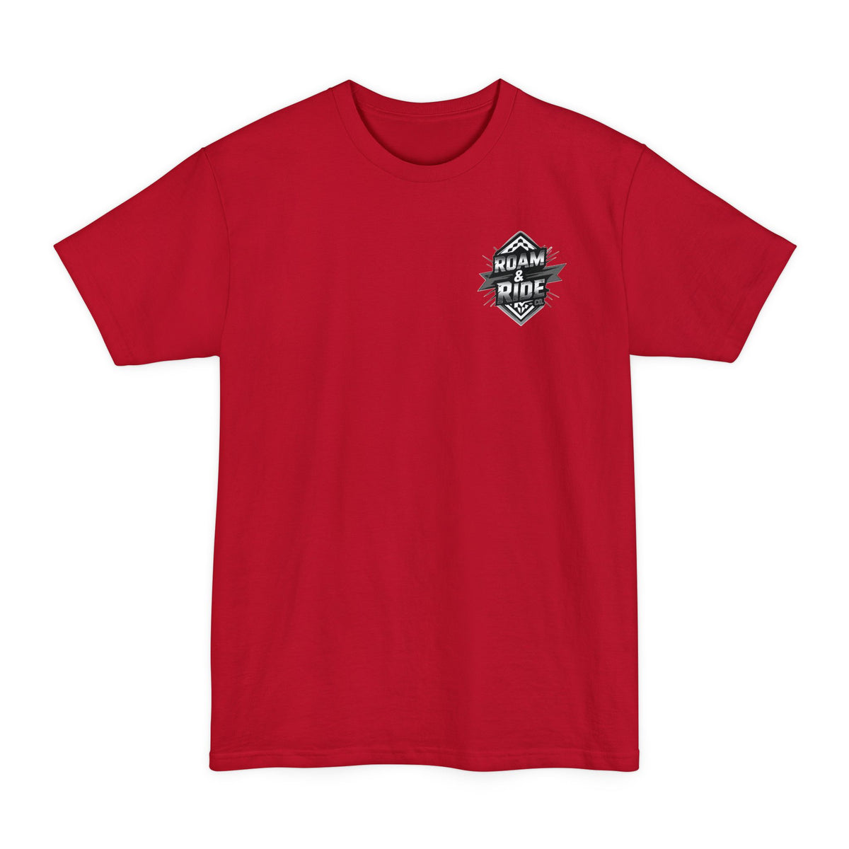 Roam & Ride Co. Grayscale Logo - Big & Tall T-Shirt