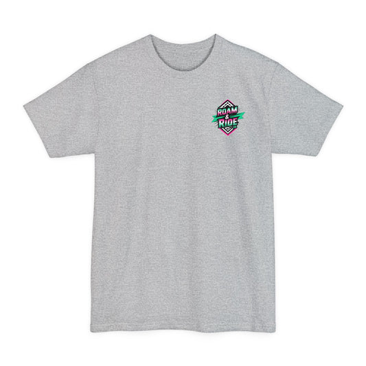 Roam & Ride Co. Teal Pink Logo - Big & Tall T-Shirt
