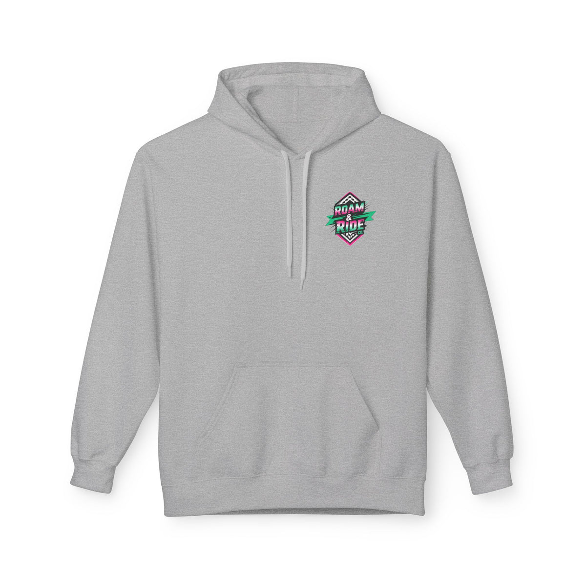 Roam Free, Ride Wild Logo - Unisex Fleece Hoodie
