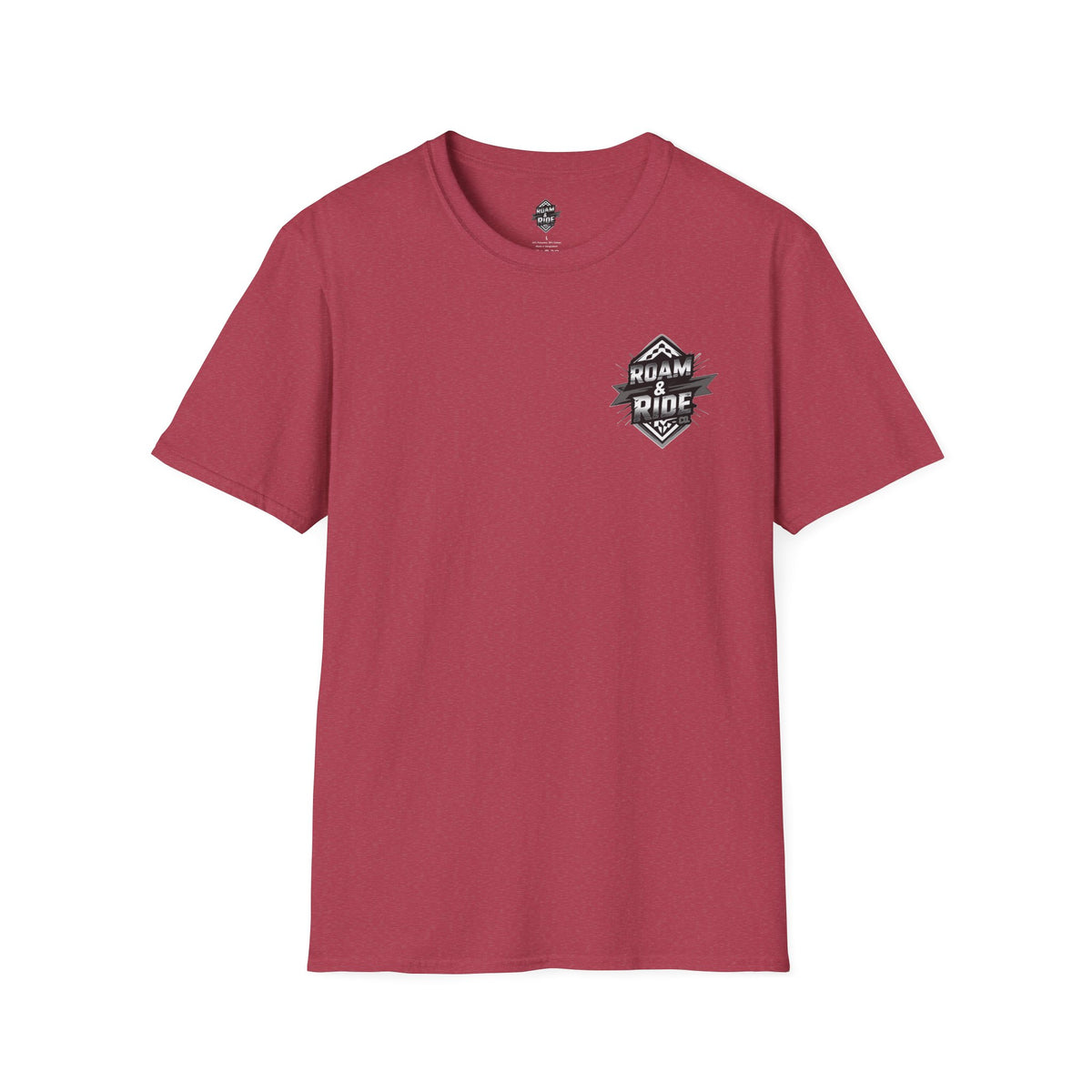 Roam & Ride Co. Grayscale Logo - Unisex T-Shirt