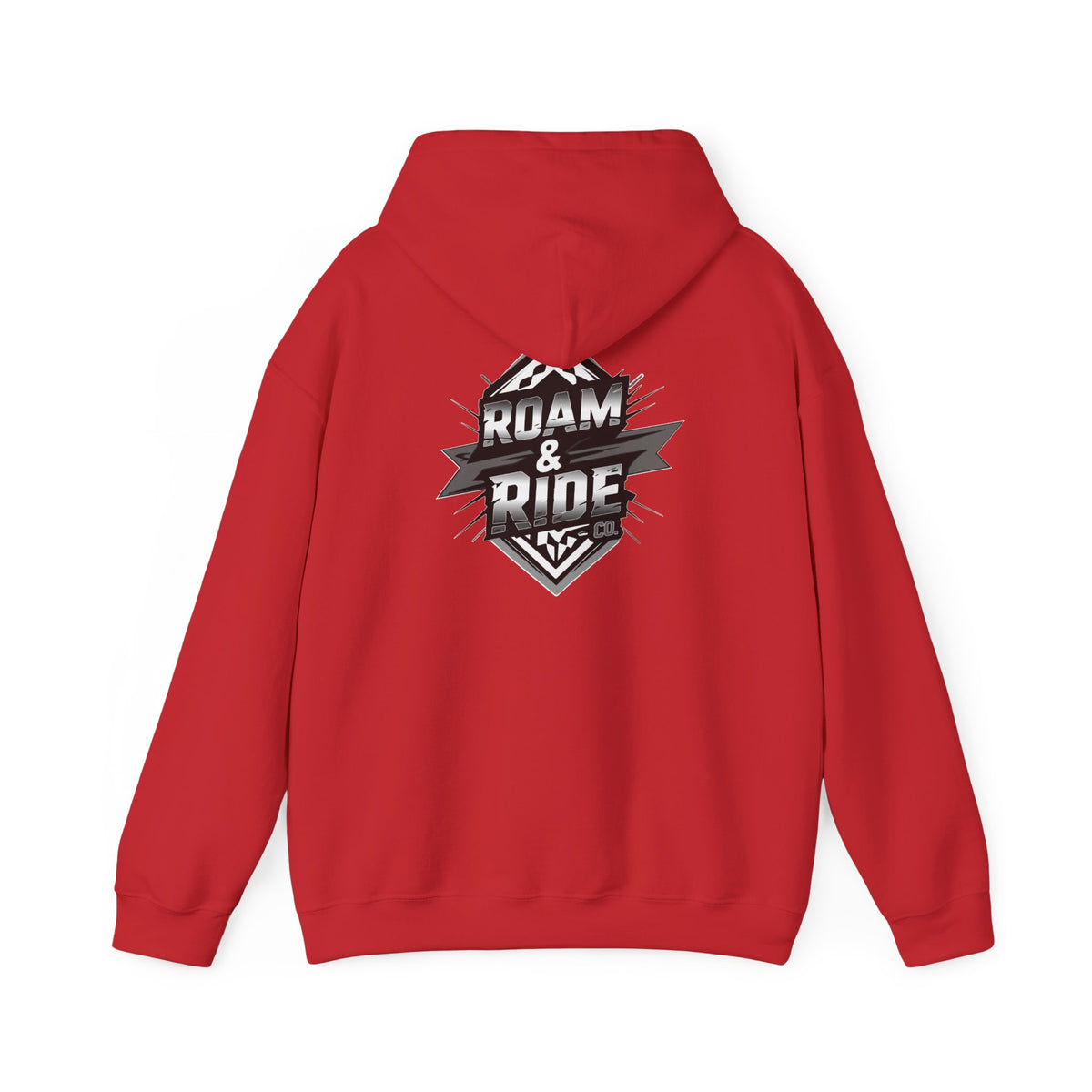 Roam & Ride Co. Grayscale Logo - Unisex Heavy Blend Hoodie