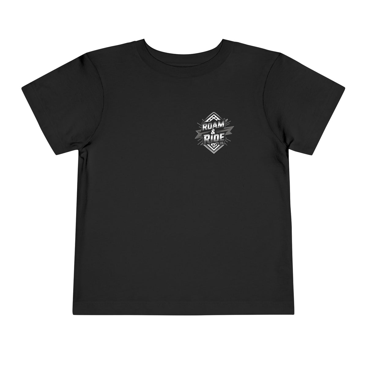 Roam & Ride Co. Grayscale Logo - Toddler T-Shirt