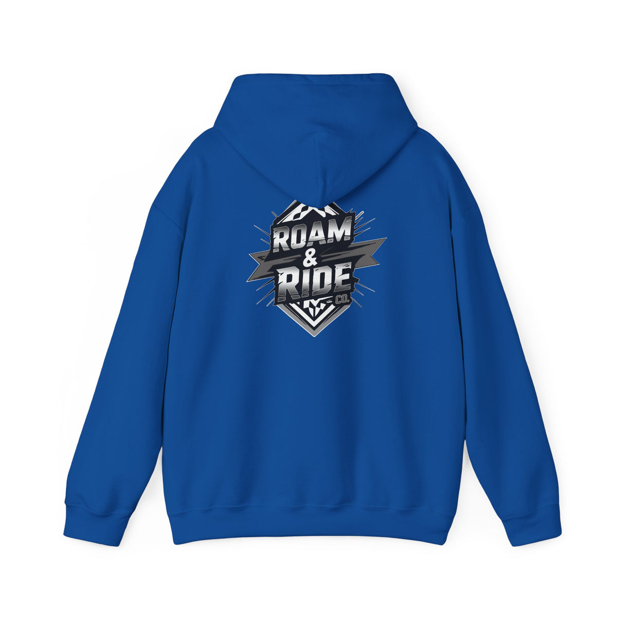 Roam & Ride Co. Grayscale Logo - Unisex Heavy Blend Hoodie
