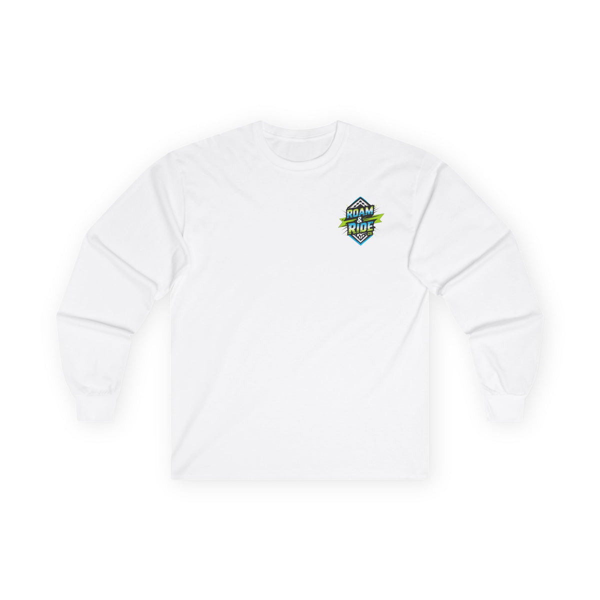 Roam & Ride Co. Blue Green Logo - Unisex Long Sleeve T-Shirt
