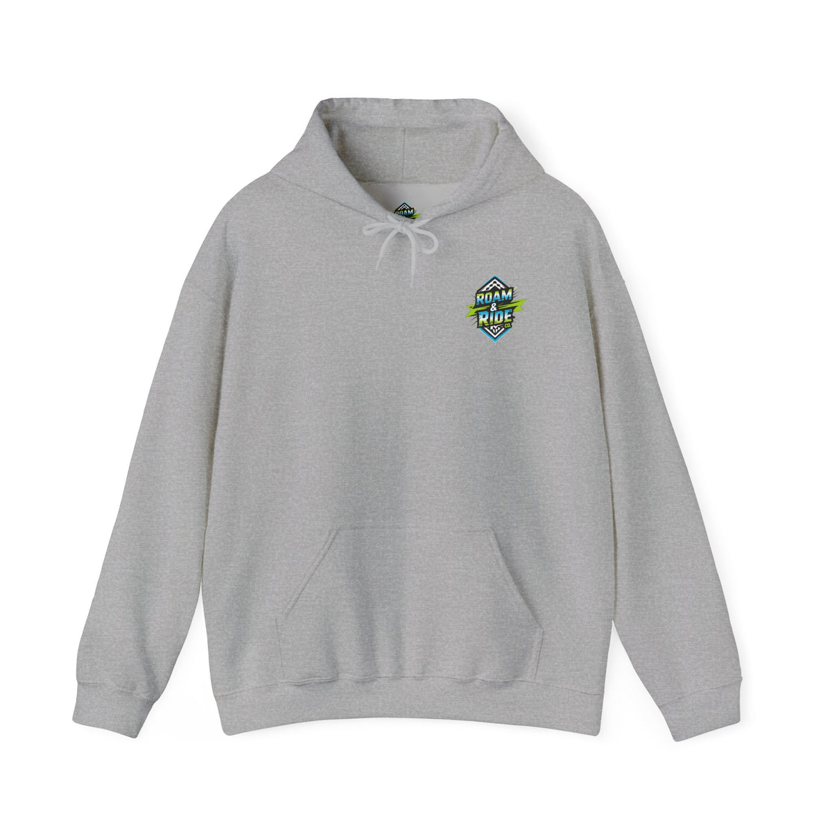 Roam & Ride Co. Blue Green Logo - Unisex Heavy Blend Hoodie