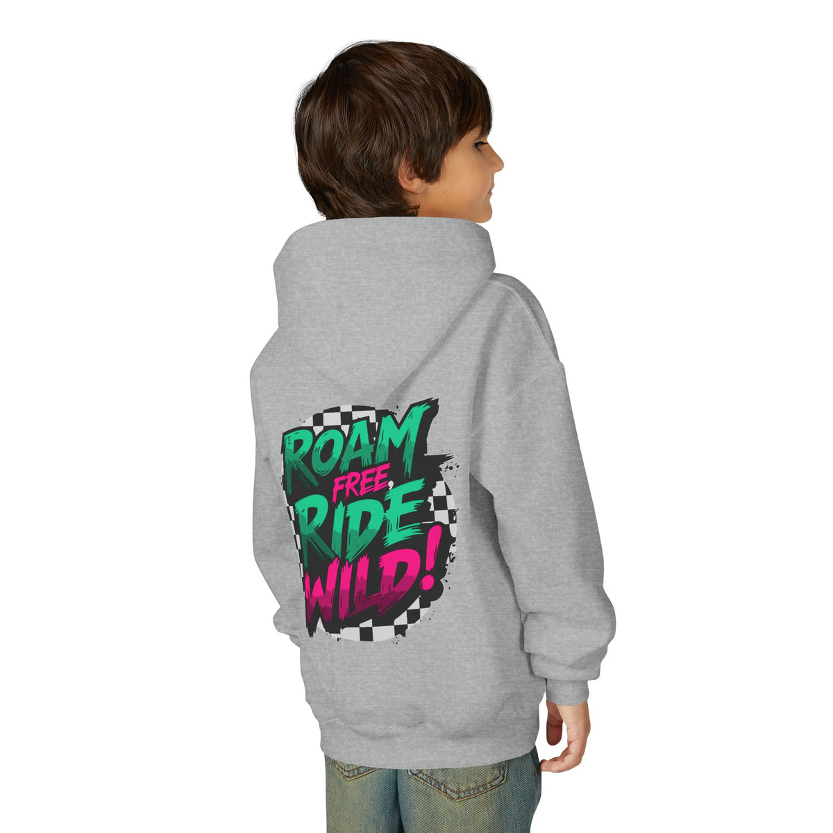 Roam Free, Ride Wild Logo - Youth Hoodie