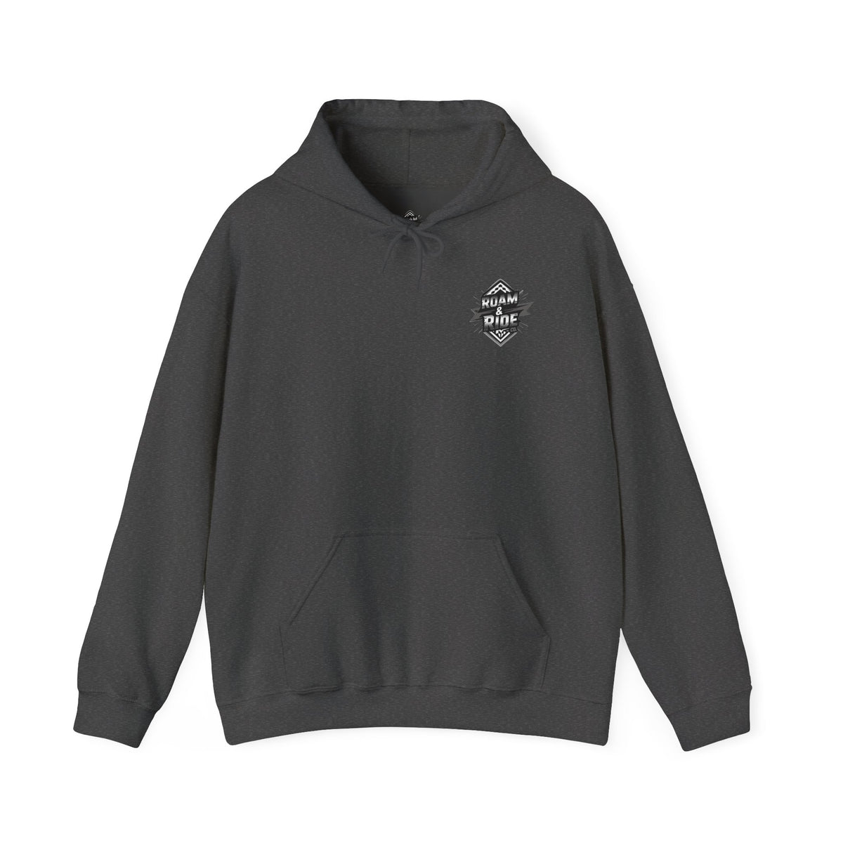 Roam & Ride Co. Grayscale Logo - Unisex Heavy Blend Hoodie