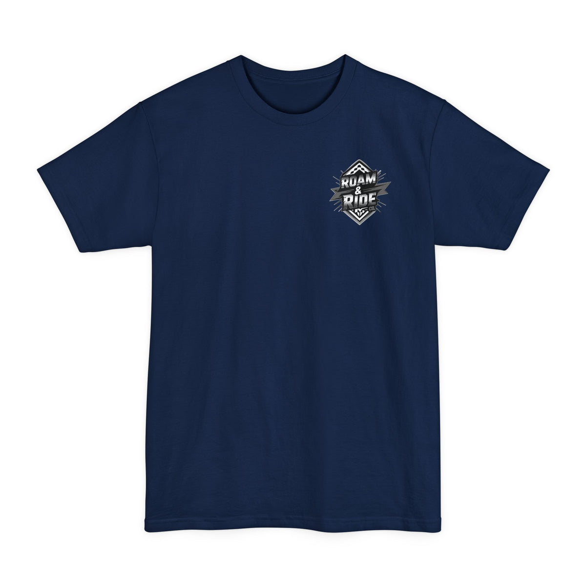 Roam & Ride Co. Grayscale Logo - Big & Tall T-Shirt