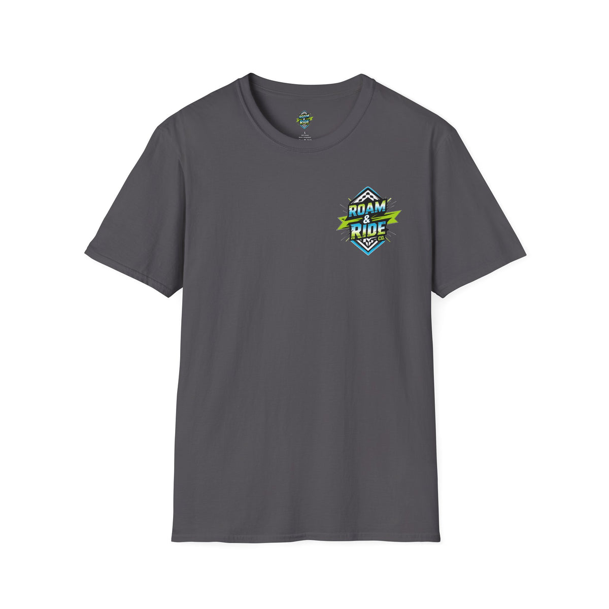 Roam & Ride Co. Blue Green Logo - Unisex T-Shirt