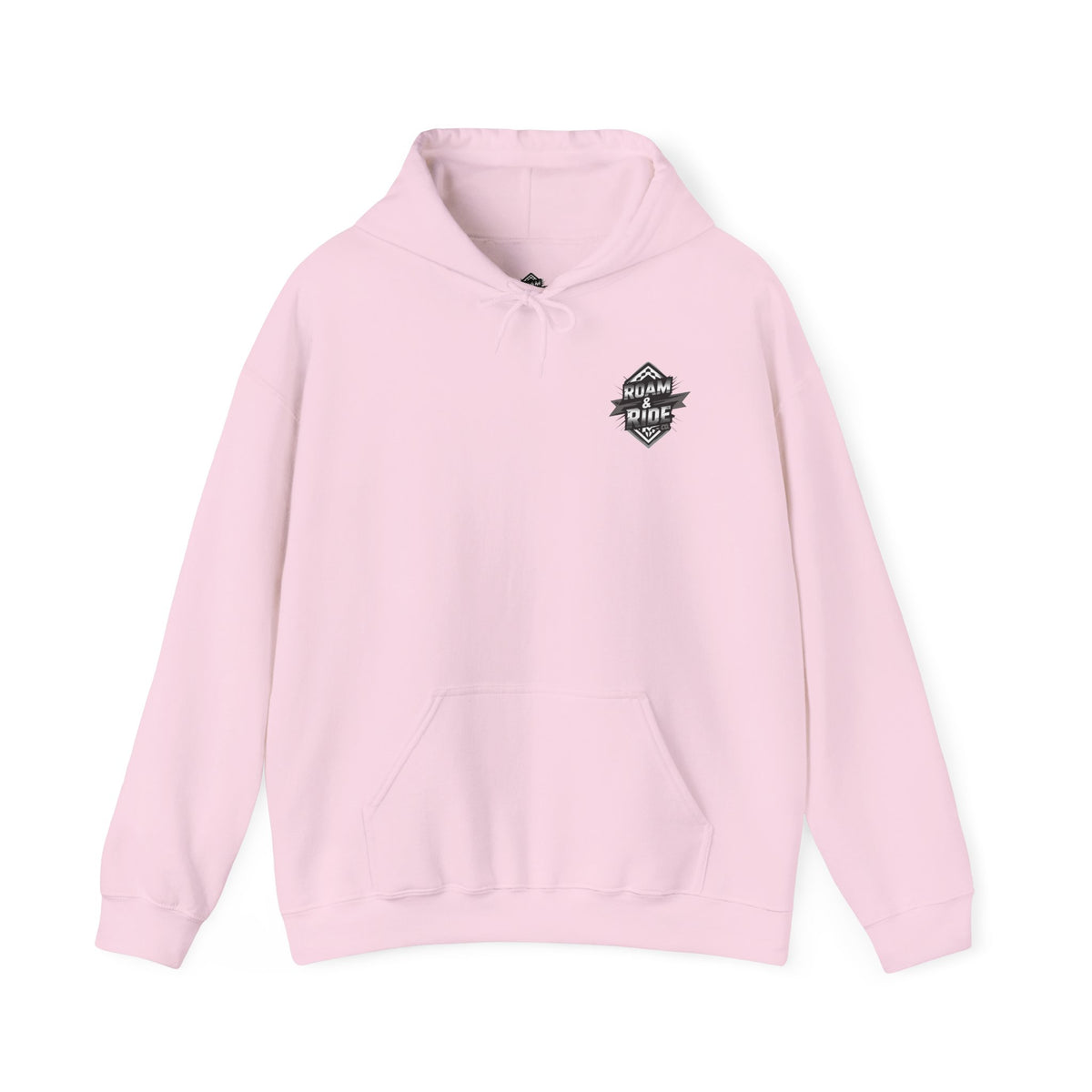 Roam & Ride Co. Grayscale Logo - Unisex Heavy Blend Hoodie