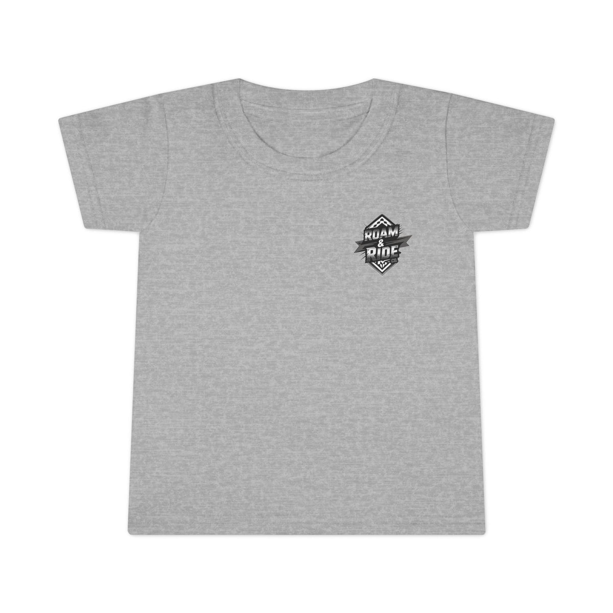 Roam & Ride Co. Grayscale Logo - Toddler T-Shirt