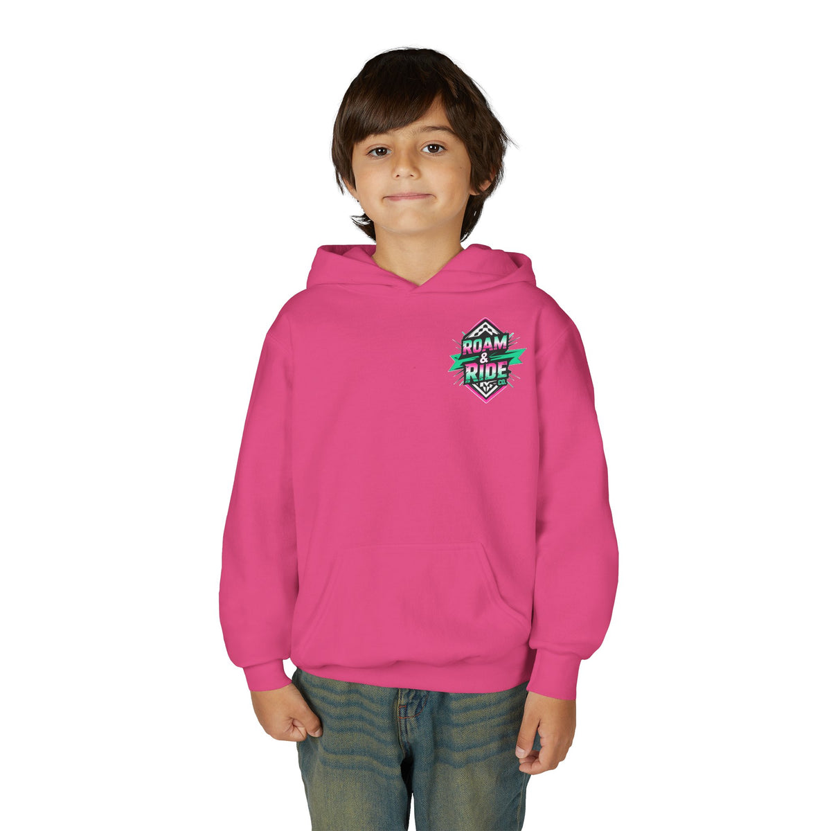 Roam Free, Ride Wild Logo - Youth Hoodie