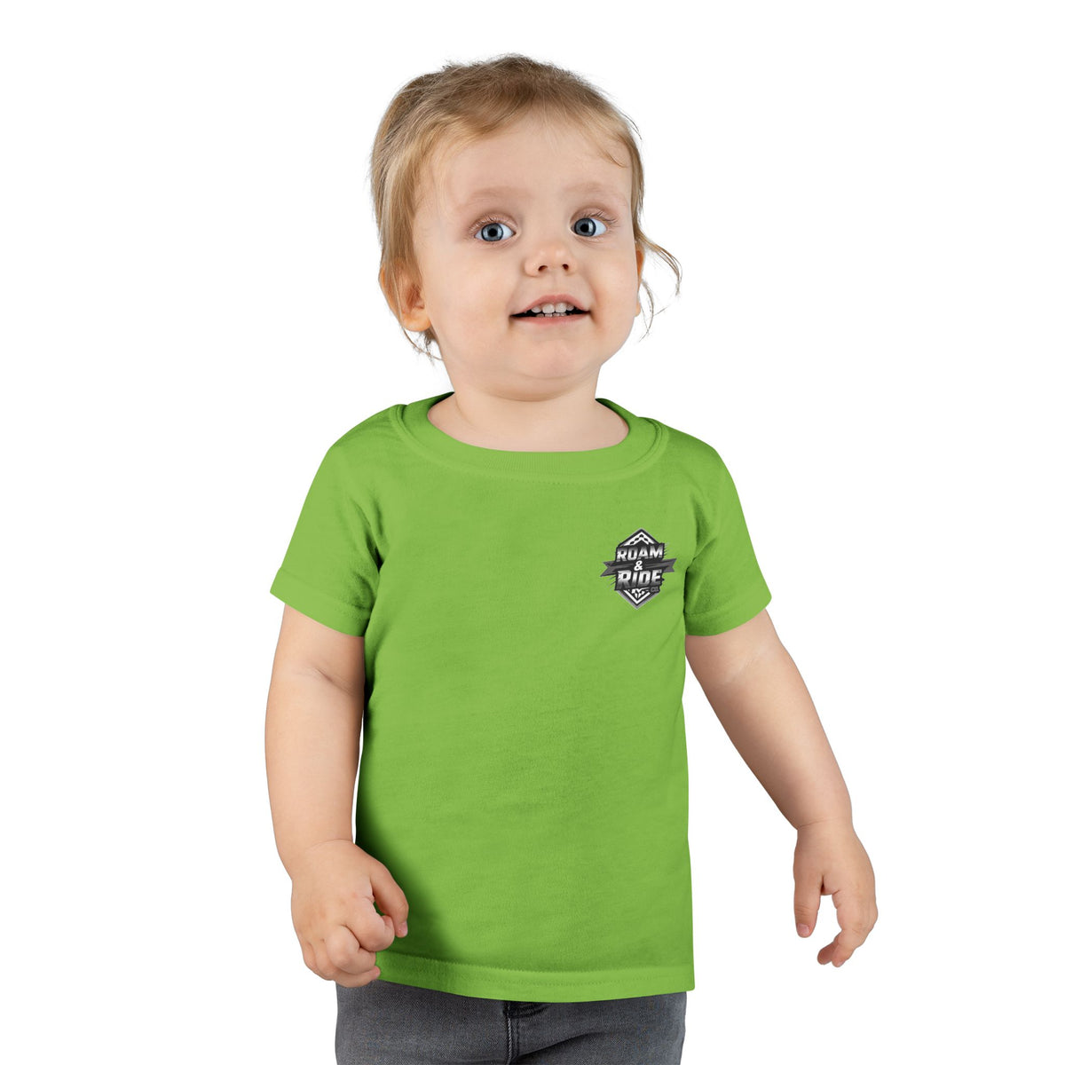 Roam & Ride Co. Grayscale Logo - Toddler T-Shirt