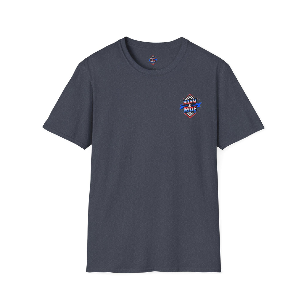 Roam & Ride Co. Red White and Blue Logo - Unisex T-Shirt