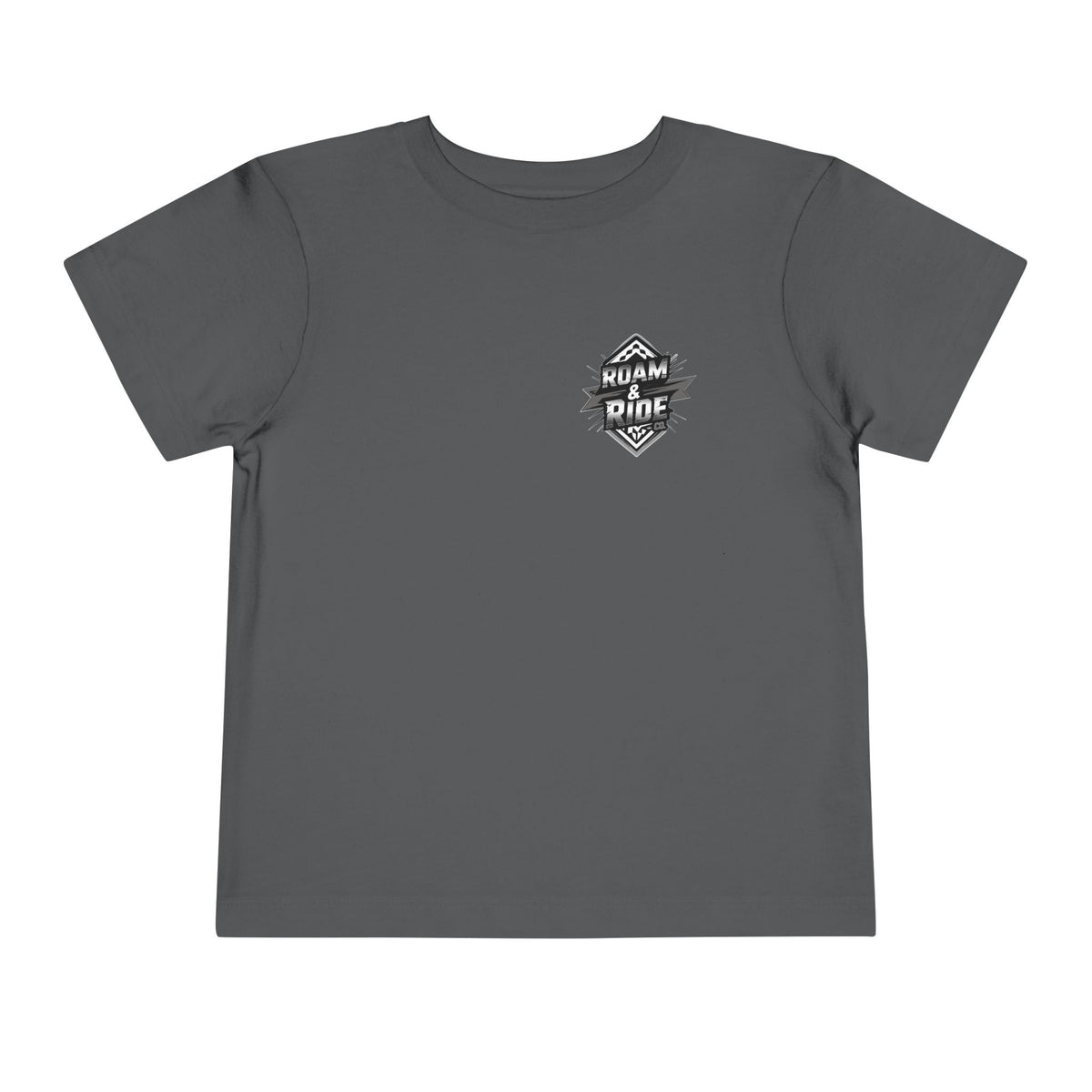 Roam & Ride Co. Grayscale Logo - Toddler T-Shirt