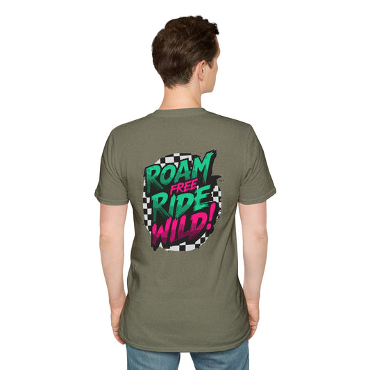 Roam Free, Ride Wild Logo - Unisex T-Shirt