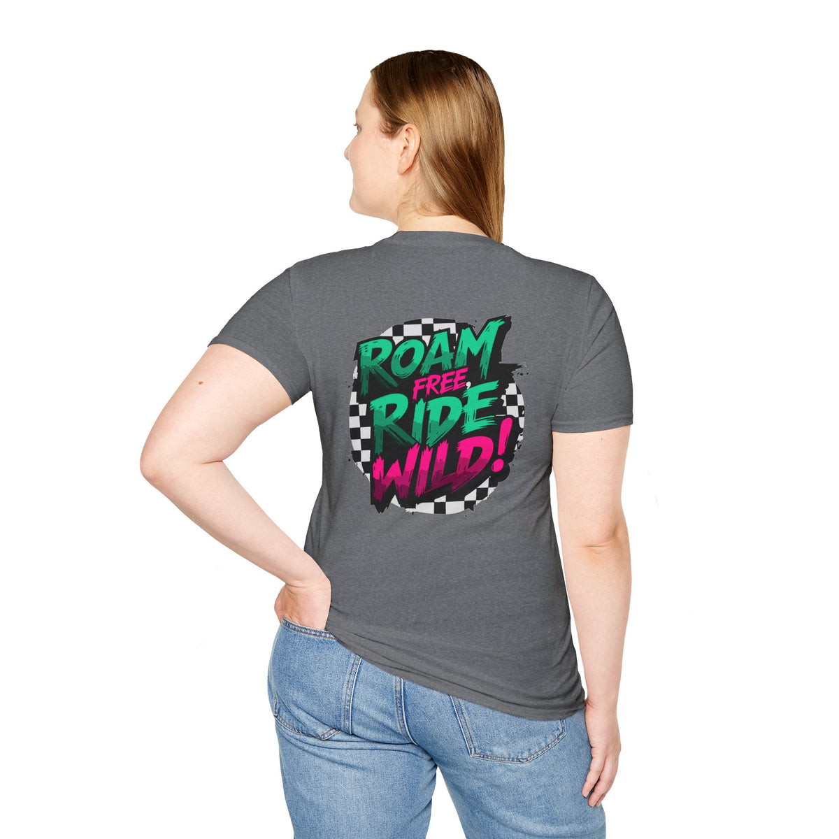 Roam Free, Ride Wild Logo - Unisex T-Shirt