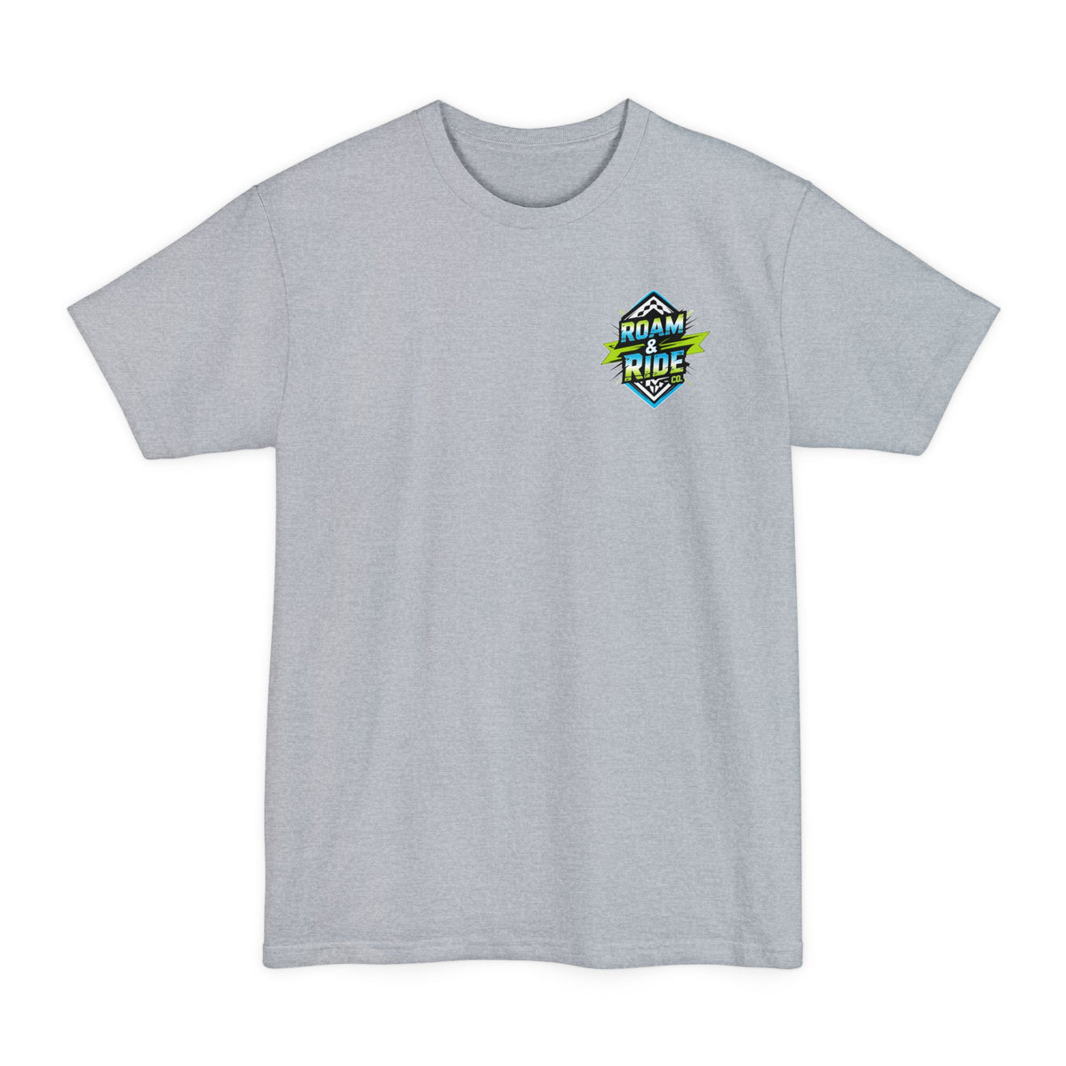 Roam & Ride Co. Blue Green Logo - Big & Tall T-Shirt