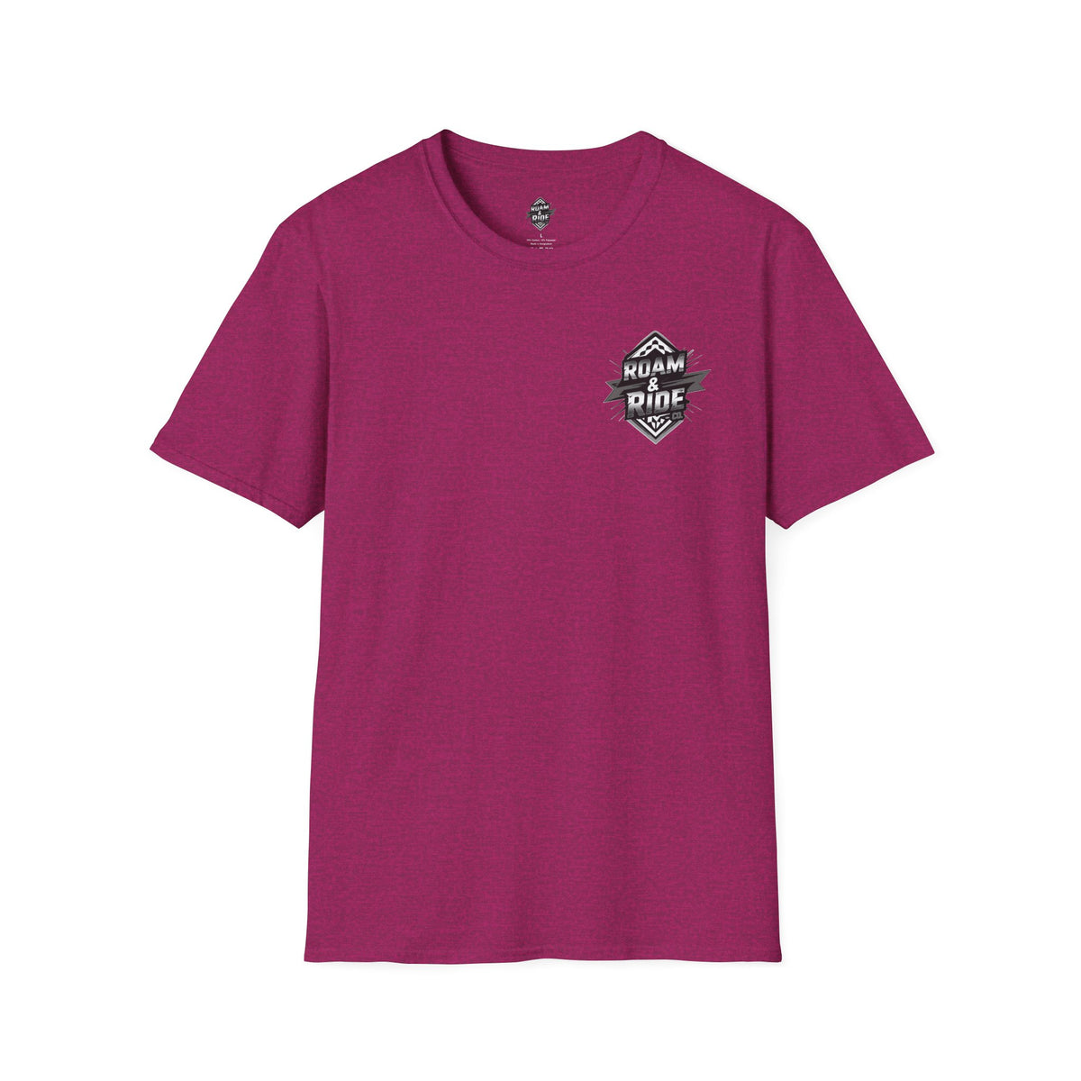 Roam & Ride Co. Grayscale Logo - Unisex T-Shirt