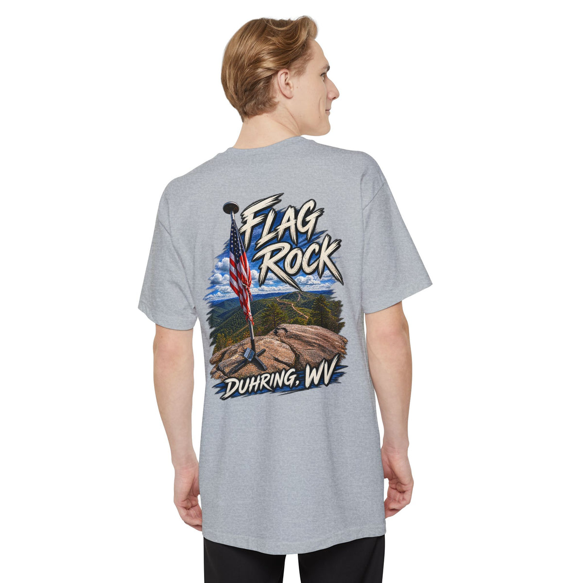 Flag Rock- Big & Tall T-Shirt