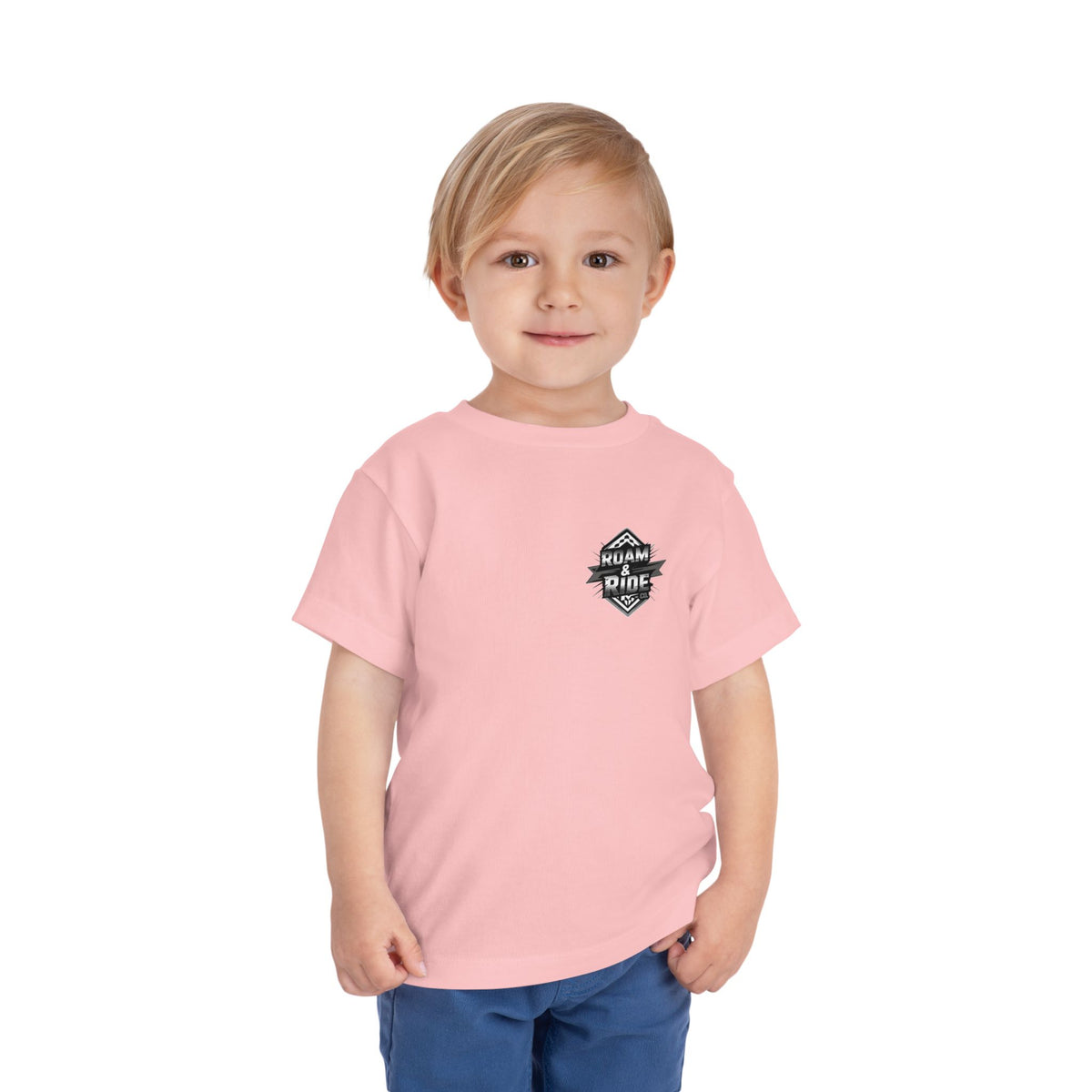 Roam & Ride Co. Grayscale Logo - Toddler T-Shirt
