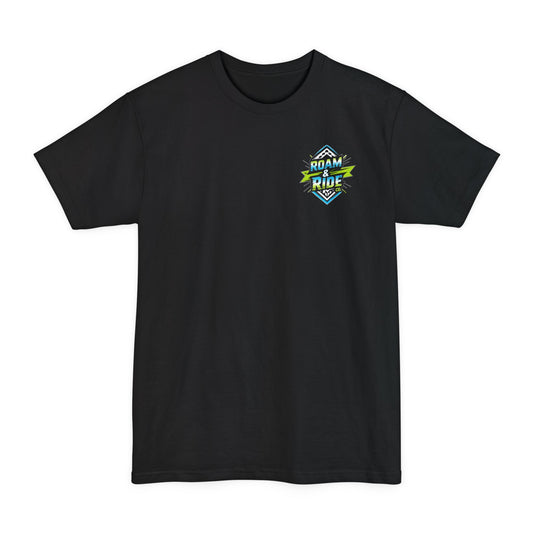 Roam & Ride Co. Blue Green Logo - Big & Tall T-Shirt
