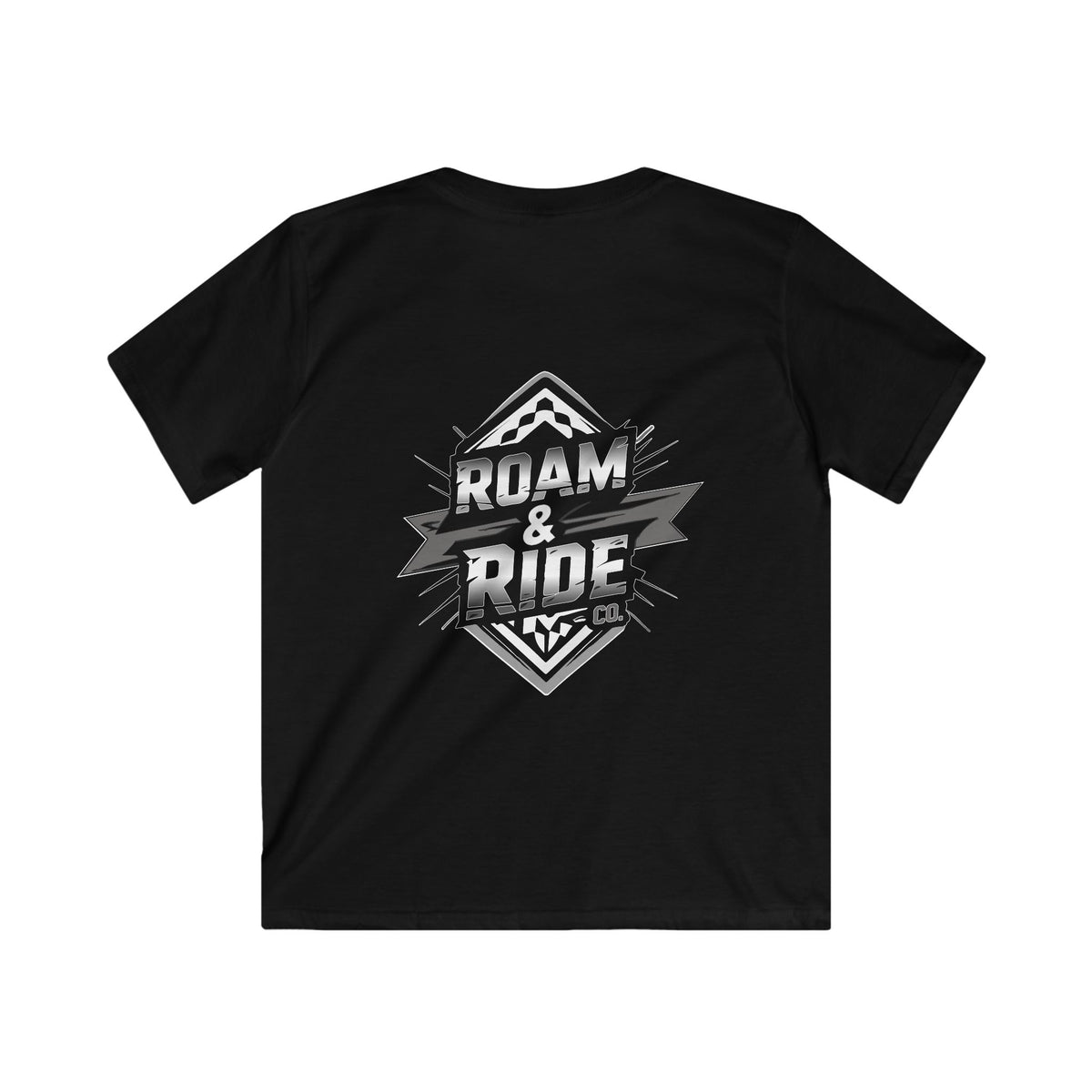 Roam & Ride Co. Grayscale Logo - Youth T-Shirt