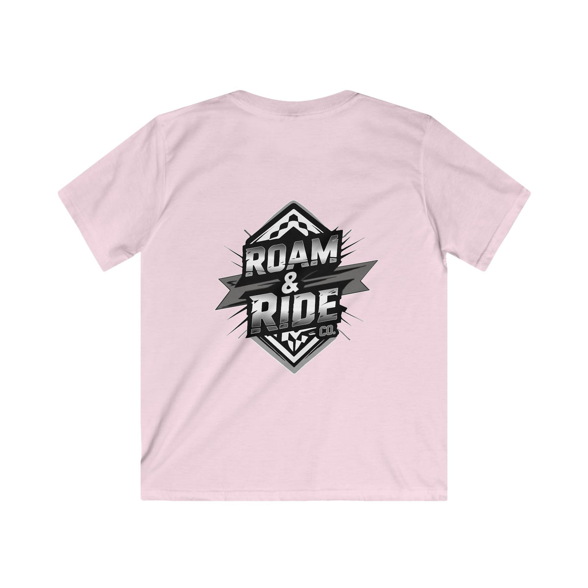 Roam & Ride Co. Grayscale Logo - Youth T-Shirt