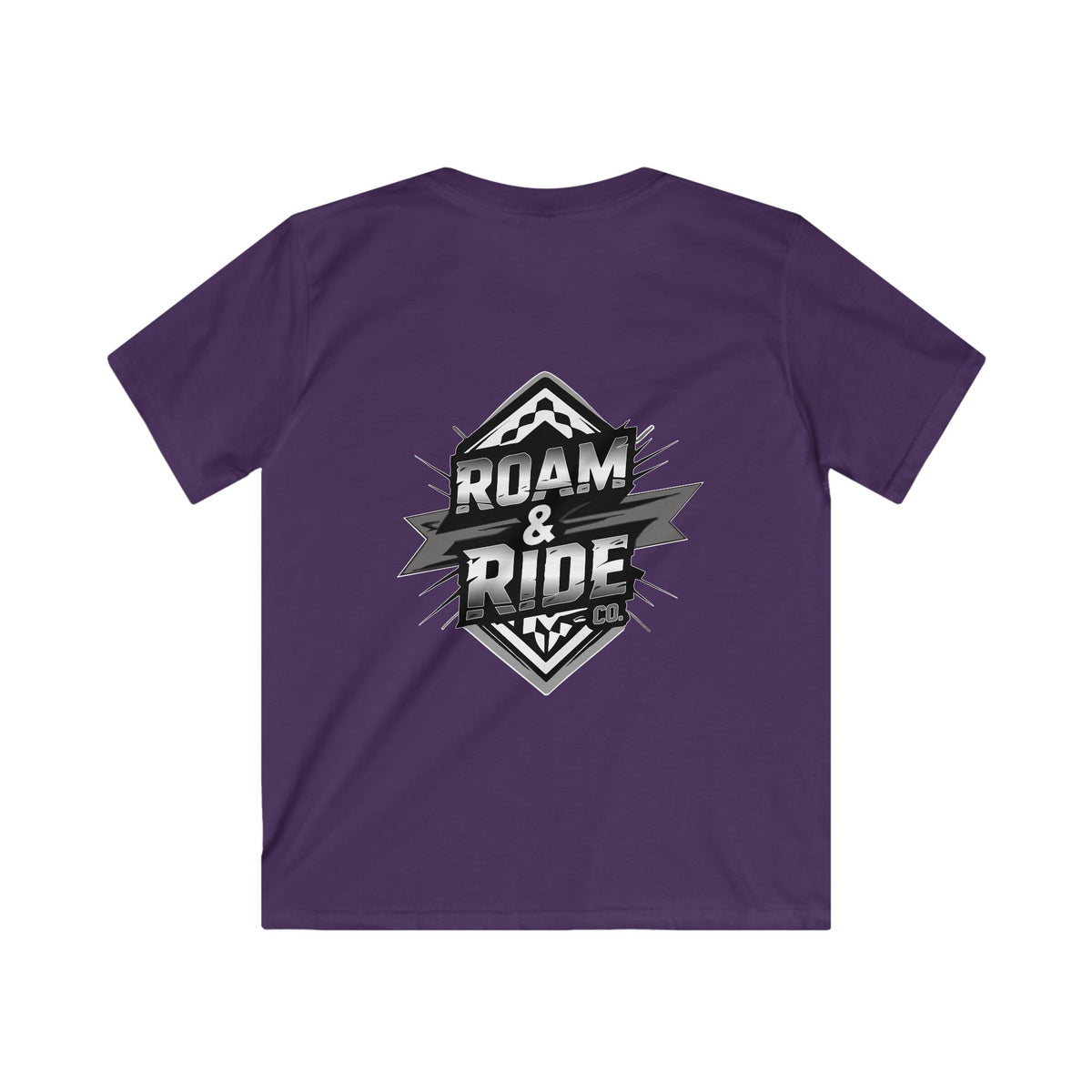 Roam & Ride Co. Grayscale Logo - Youth T-Shirt