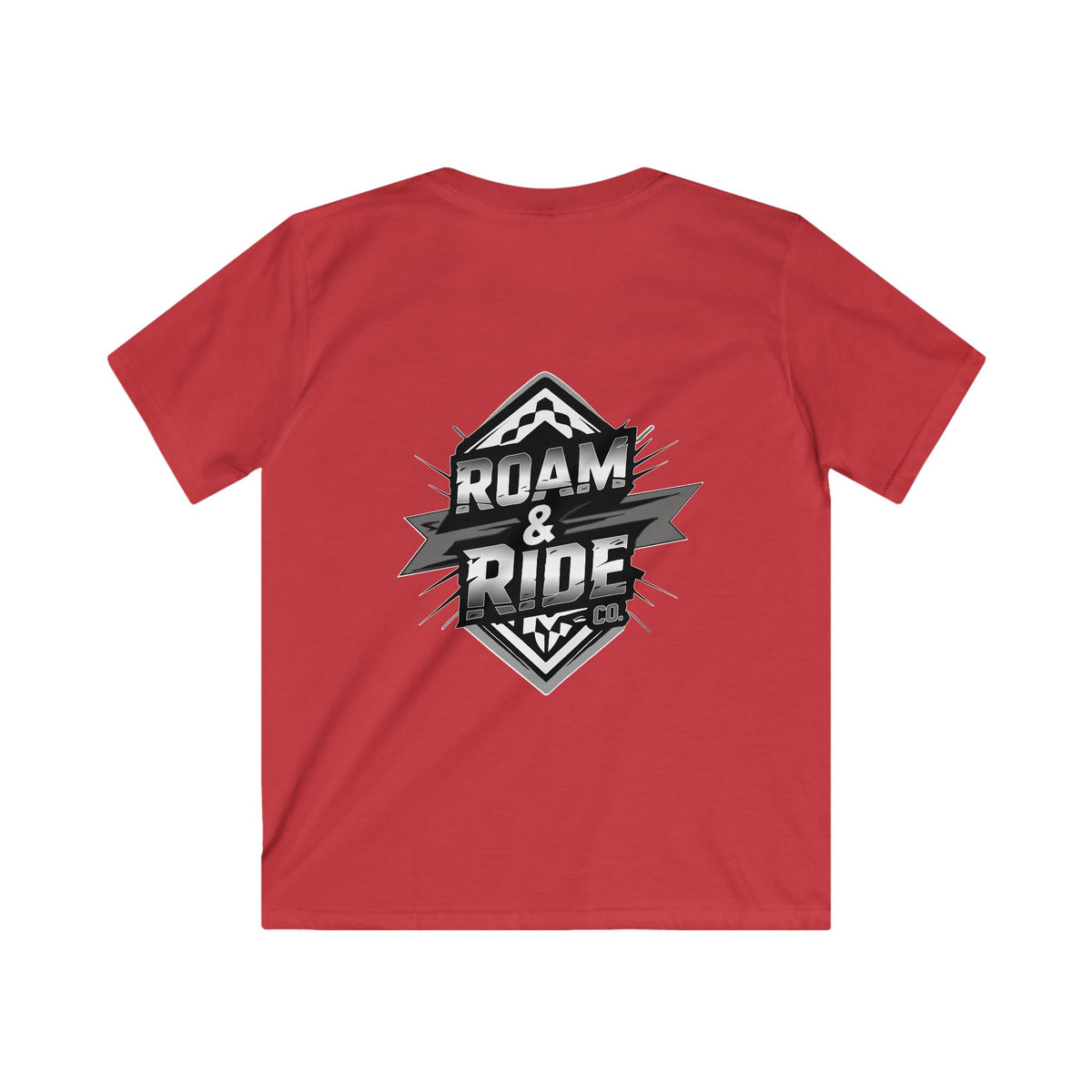 Roam & Ride Co. Grayscale Logo - Youth T-Shirt