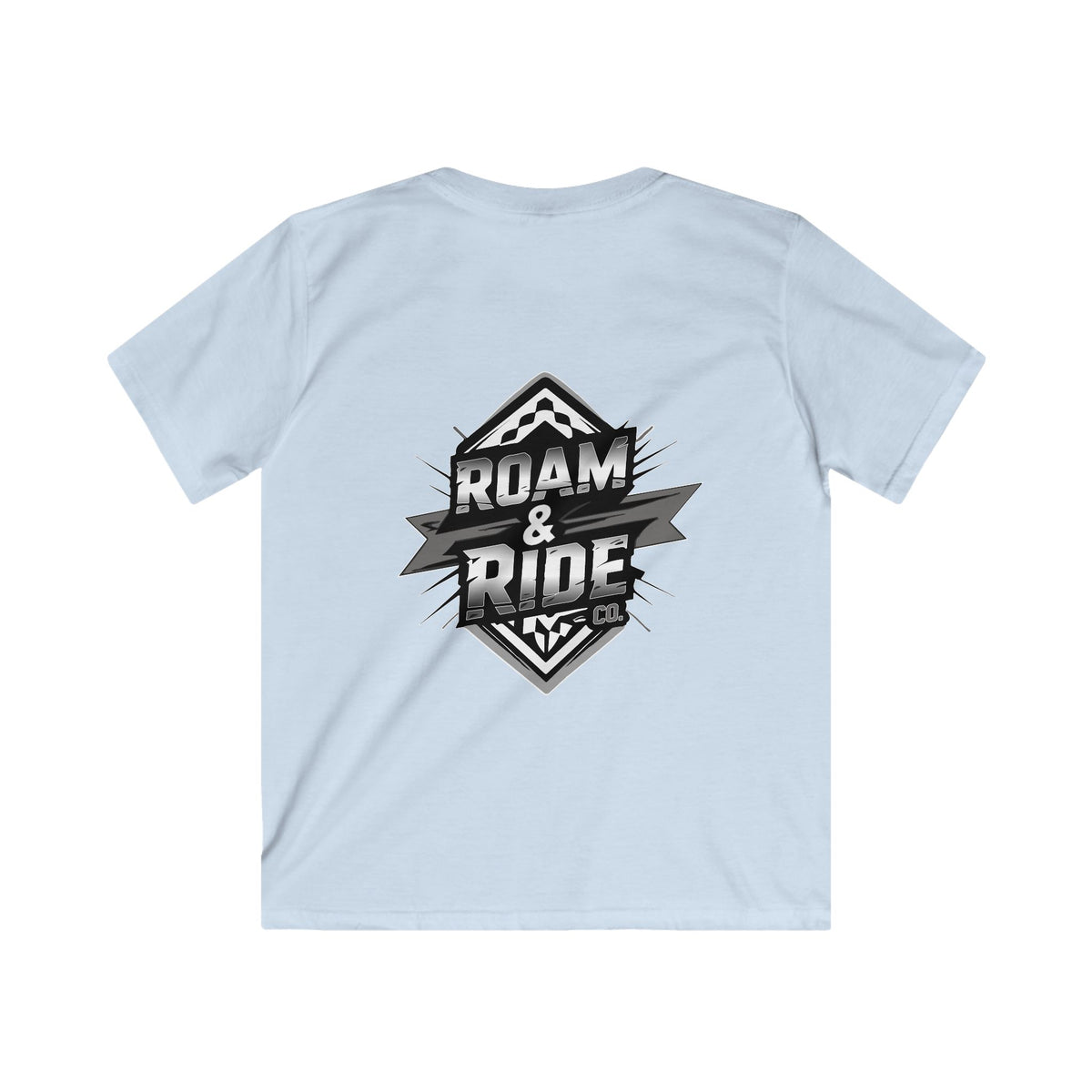 Roam & Ride Co. Grayscale Logo - Youth T-Shirt