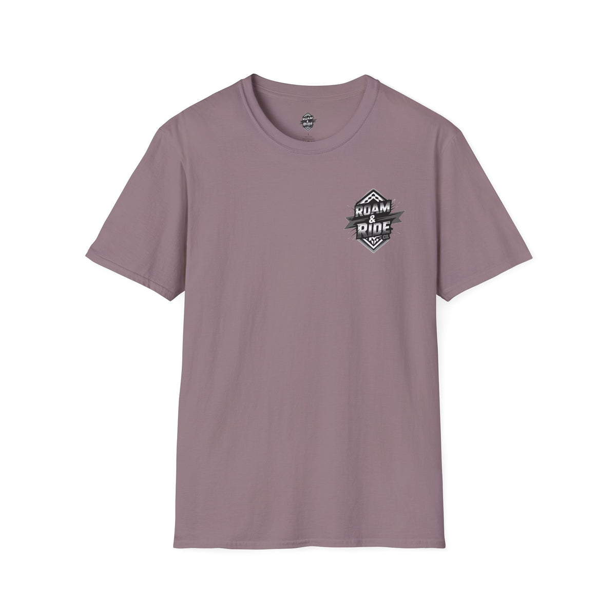 Roam & Ride Co. Grayscale Logo - Unisex T-Shirt