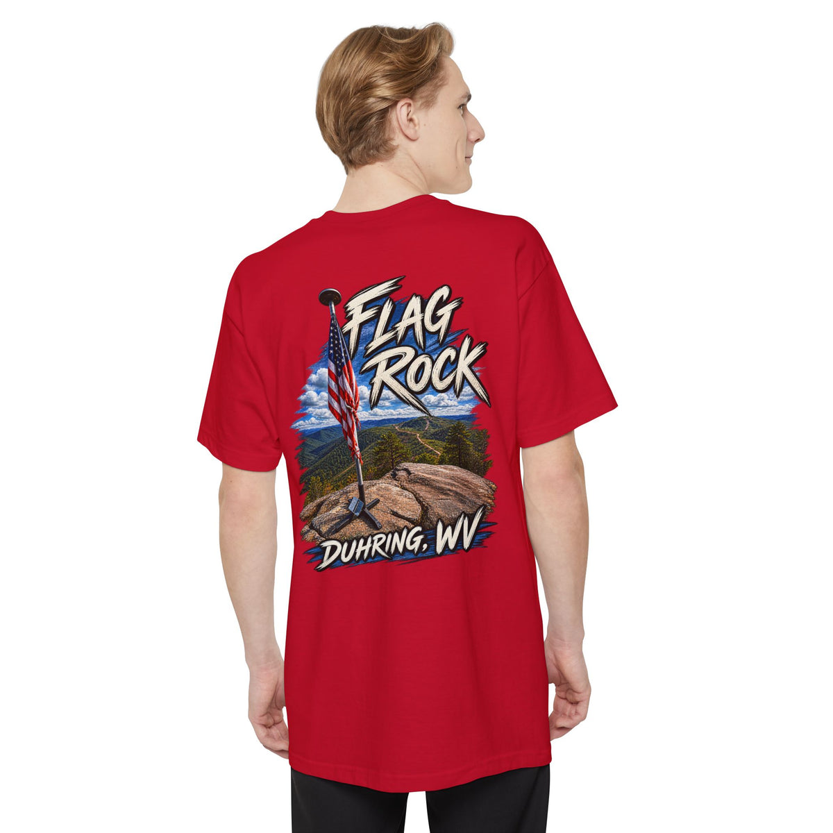 Flag Rock- Big & Tall T-Shirt