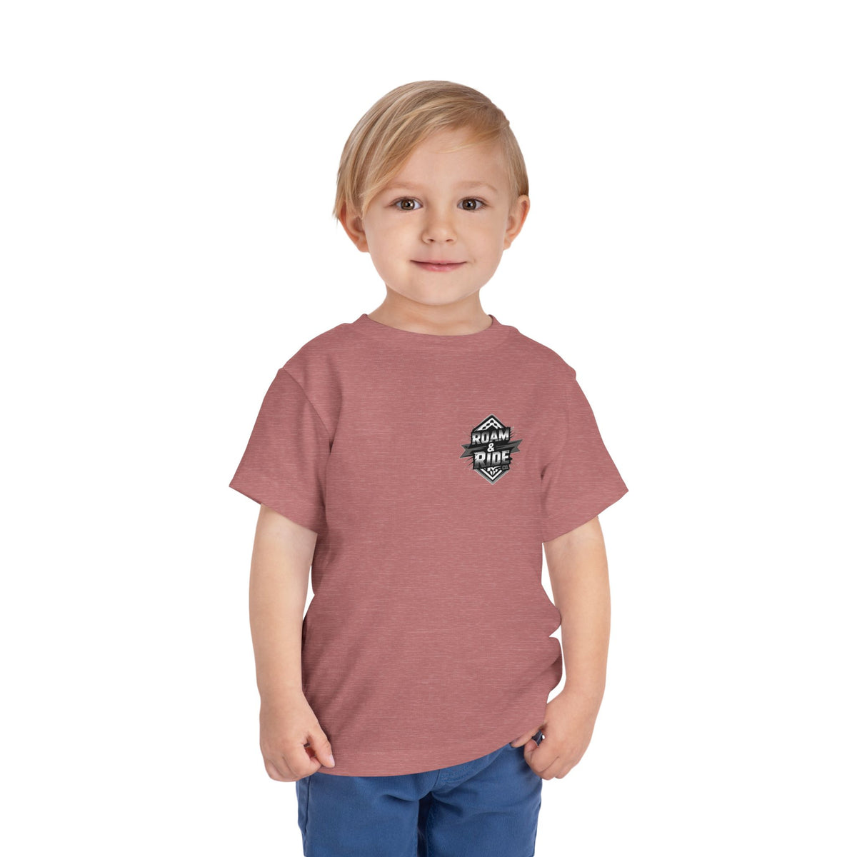 Roam & Ride Co. Grayscale Logo - Toddler T-Shirt