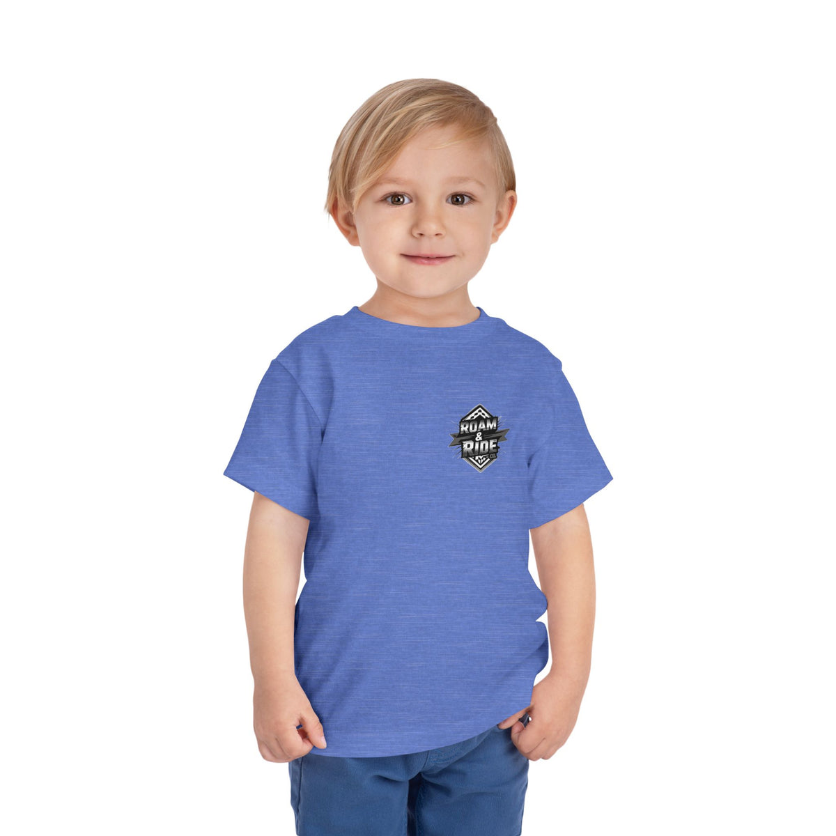 Roam & Ride Co. Grayscale Logo - Toddler T-Shirt