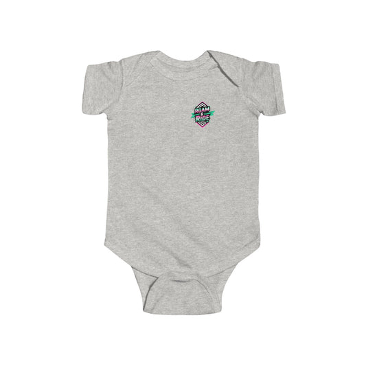 Roam & Ride Co. Grayscale Logo - Baby Onesie